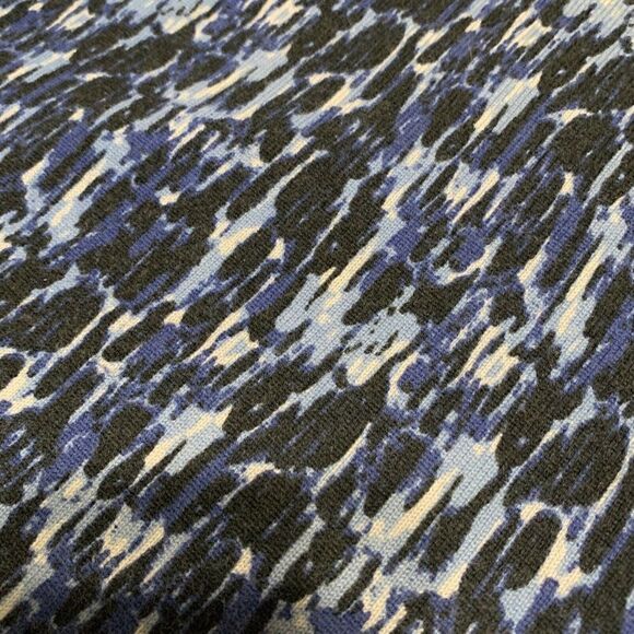 real clothes saks fifth avenue Authentic blue white long sleeve sweater top M - Picture 5 of 7